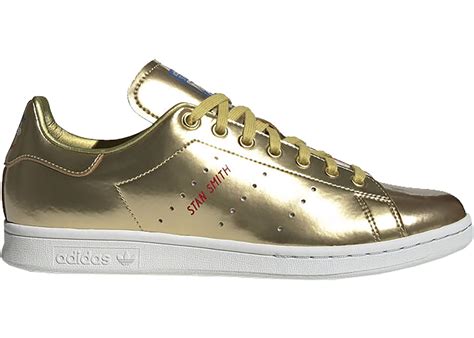 adidas stan smith damen beige gold|Adidas stan smith gold women.